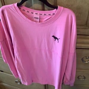 Pink Victoria Secret long sleeve tshirt size large